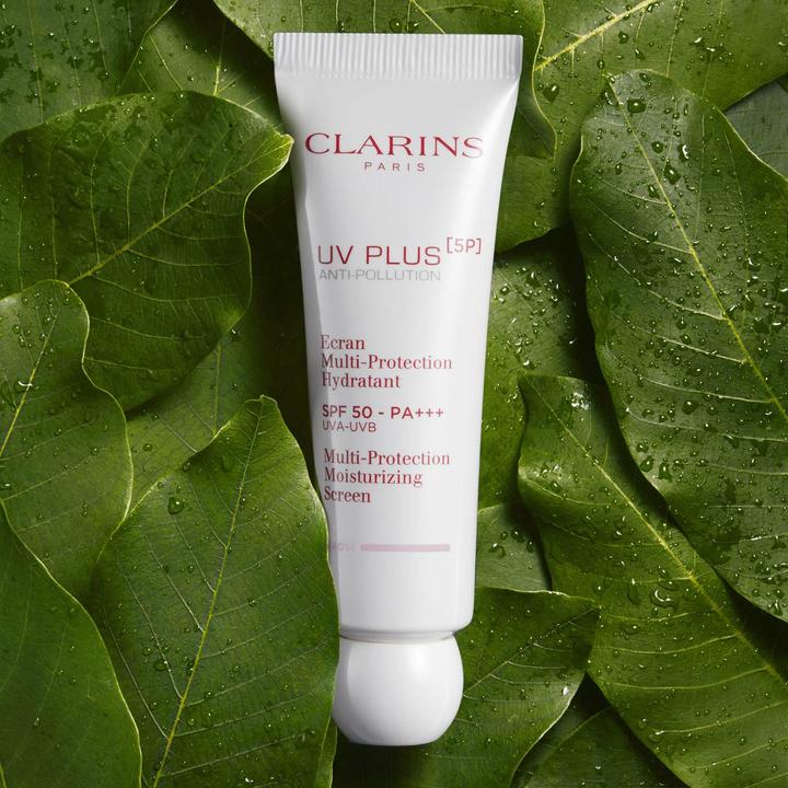 Image du produit Clarins UV Plus 5P Écran hydratant multi-protection (Crème solaire visage, SPF 50, 50 ml)