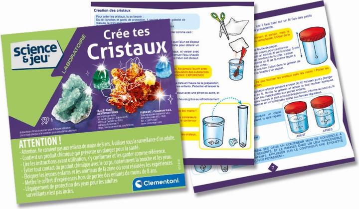 Image du produit Clementoni crée tes cristaux