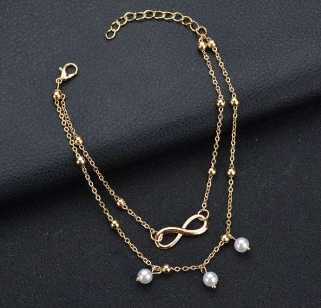 Produktbild MU Style Taylor Series Fusskette (Perle)