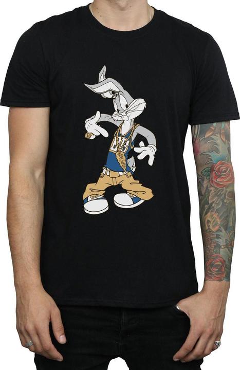 Immagine prodotto Looney Tunes Maglietta uomo in cotone Rapper Bugs Bunny (XL)