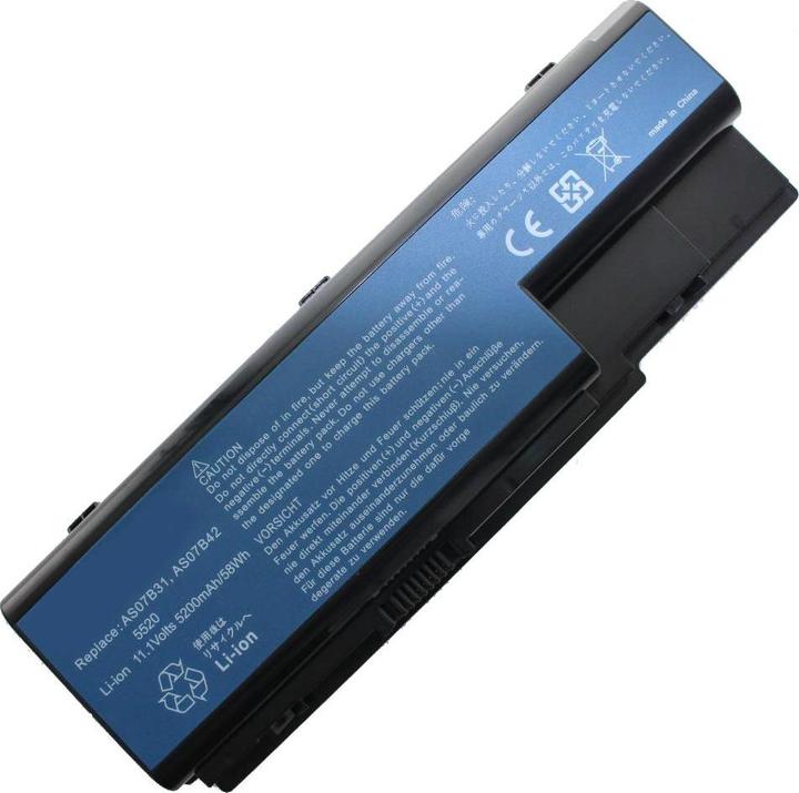Image du produit Packard Bell Batterie modèle Kayf0 Batterie, passerelle KAYFO (8 cellules, 5200 mAh)