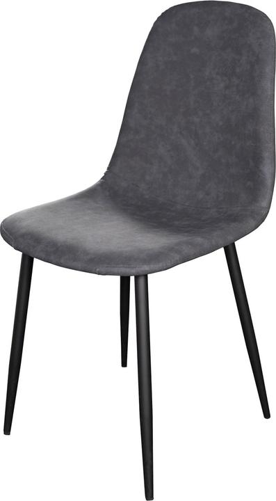 HTI-Living Esszimmerstuhl Kunstleder Savannah Antikgrau