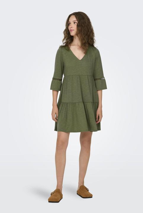 Actual product image JdY Loose cut V-neck short dress Lace dress (XS)