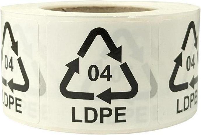 Image du produit Transpak Etiquettes pour l'Italie 35x35mm film adhésif blanc impression 04 LDPE