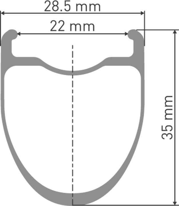 Actual product image DT Swiss ERC1400 Dicut DB 35 27.5/22 (Front wheel, 27.5")