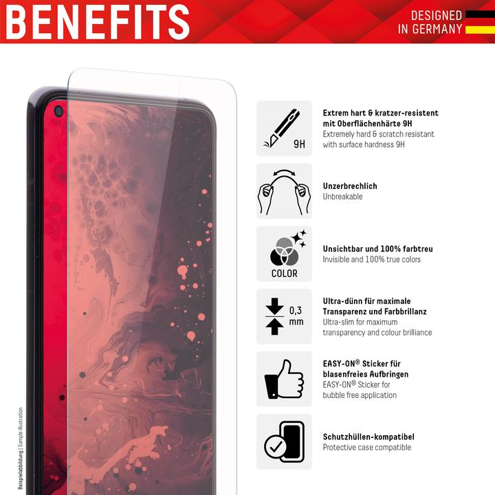 Immagine prodotto Displex Smart Glass, Displayschutzfolie (1 Pezzo/i, Xiaomi Poco F3)