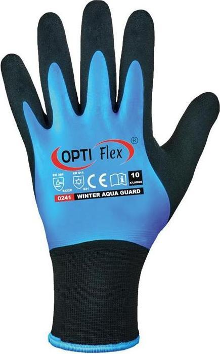 Produktbild Opti Flex Handschuhe Winter Aqua Guard Grösse 9 schwarz/blau EN 388, EN 511 PSA-Kategorie II (9)