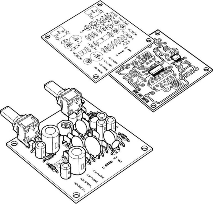 Produktbild Kemo FM Empfänger Bausatz B156N 9 V