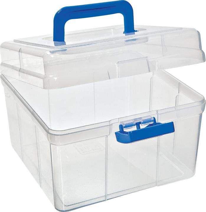 Produktbild VBS Aufbewahrungsbox, Kunststoff, 21,5x21,5x15 cm (6.90 l)