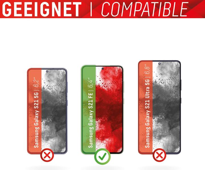 Immagine prodotto Displex Real Glass, 2D Panzerglas (1 Pezzo/i, Samsung Galaxy S21 FE 5G)