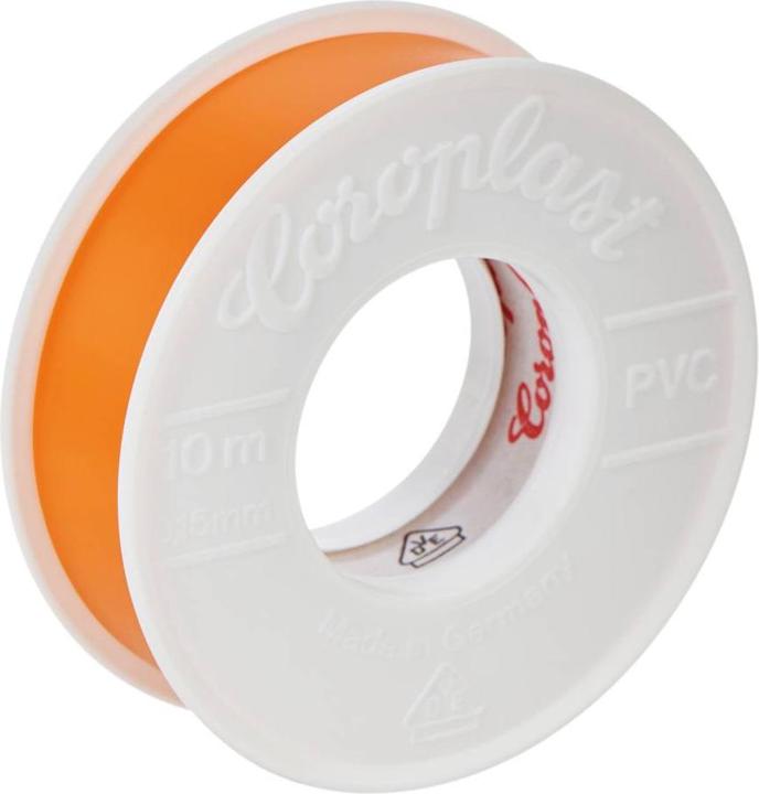 Produktbild Coroplast Premium Isolierband Isolier-Klebeband 0,10x15mm x 10m orange (15 mm)