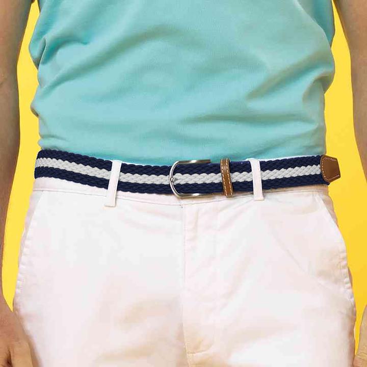Image du produit Asquith & Fox Ceinture stretch à rayures 2 couleurs (Taille unique)