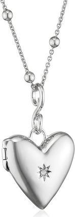 Actual product image Hot Diamonds Enamoured necklace with diamond Just Add Love DP142