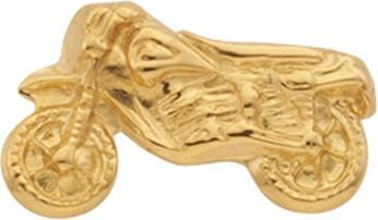 Produktbild Muau Stud earrings yellow gold 750, 6x11mm (Gelbgold)