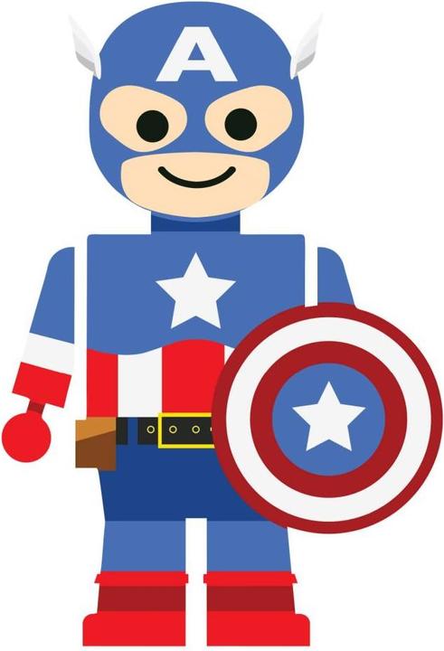 Image du produit Trenddeko Captain America Toy (68 x 100 cm)