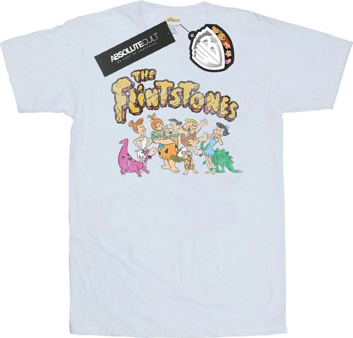 Immagine prodotto The Flintstones Group Distressed Maglietta Ampia Donna (3XL)
