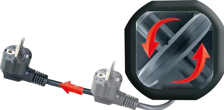 Produktbild Schwaiger Steckdosentower 7xSchuko+2x USB (7 x, USB-C, CEE 7/3, 1.80 m)