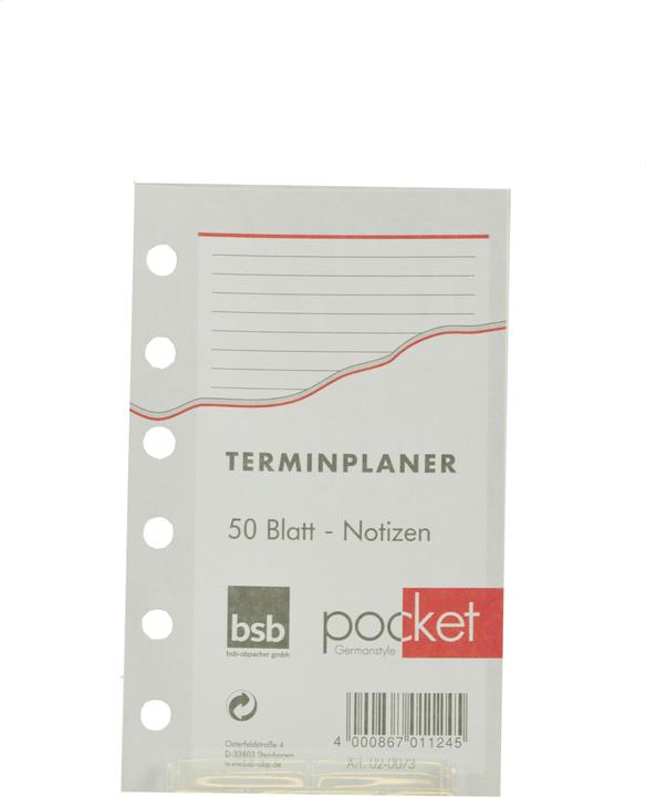 Immagine prodotto BSB-Obpacher Fodere per timer circa A7 foderate 50 fogli