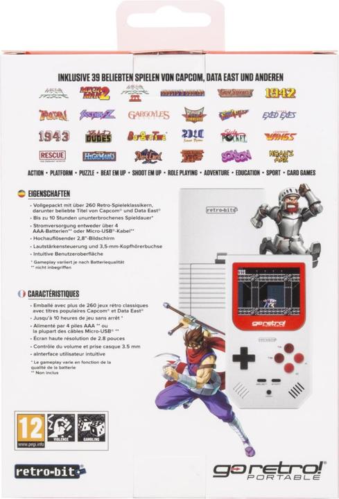 Actual product image retro-bit Go retro! Portable