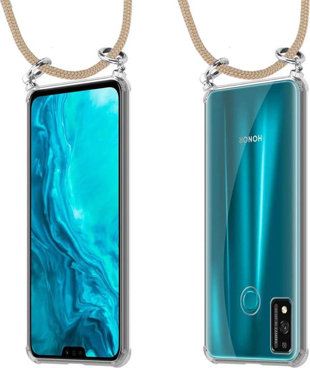 Actual product image Cadorabo TPU Mobile Phone Chain SILVER Cover