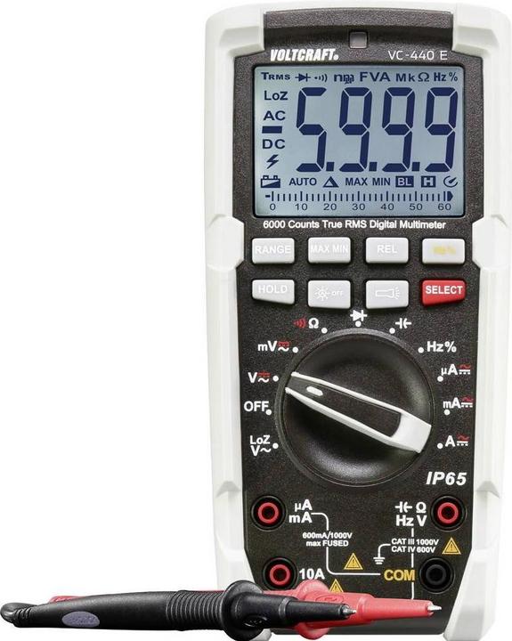 Immagine prodotto Voltcraft Multimetro VC440 (CAT IV 600V, CAT III 1000V)