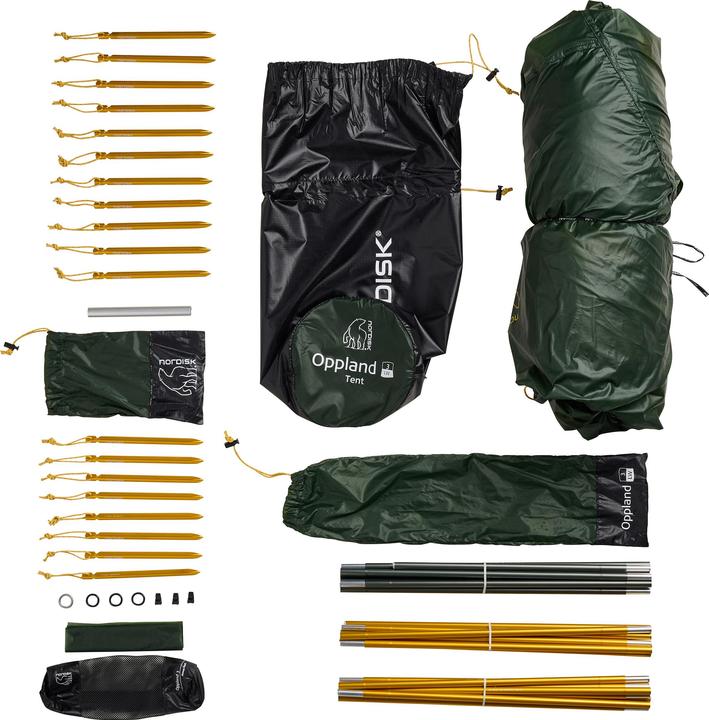 Produktbild Nordisk Oppland 3 Lw (2.0) Tent (Tunnelzelt, 2.08 kg, 3 Personen)