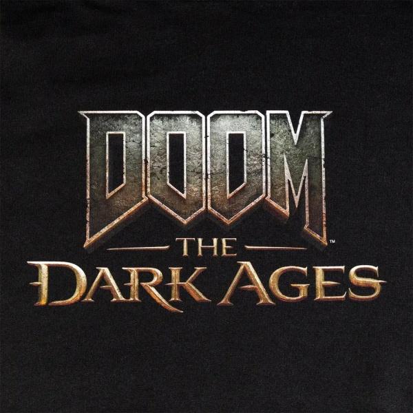 Actual product image Dpi Merchandising DOOM: The Dark Ages Hoodie ""Logo"" Black (XL)