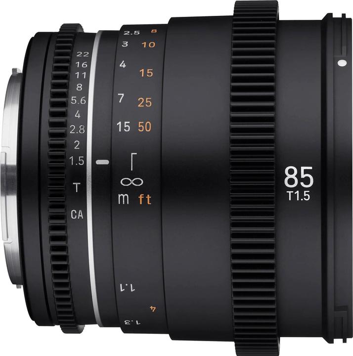 Produktbild Samyang MF 85mm T1,5 VDSLR MK2 Canon RF (Canon RF, Vollformat, APS-C / DX, Micro Four Thirds)