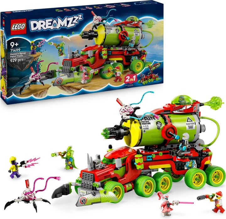 Actual product image LEGO Mateos Sprühdosen-Truck (71499, LEGO Dreamzzz)