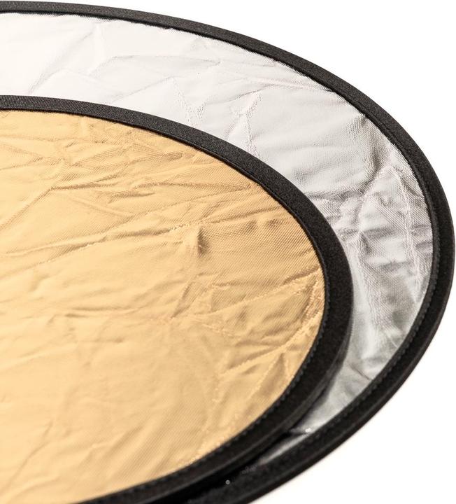 Actual product image Caruba Reflectiescherm 2 in 1 Goud & Zilver 110cm