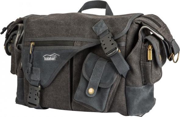 Produktbild Kalahari KAPAKO K-32 Fototasche, canvas schwarz (Kamera Schultertasche)