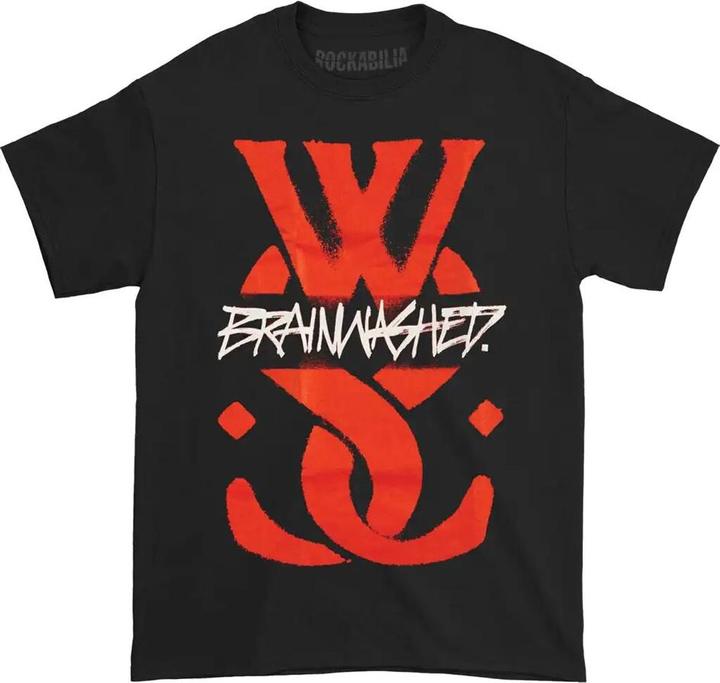 Image du produit While She Sleeps T-Shirt unisexe adulte Brainwashed Logo en coton (S)