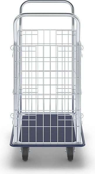 Actual product image kaiserkraft Grid trolley, galvanized side grids (220 kg)