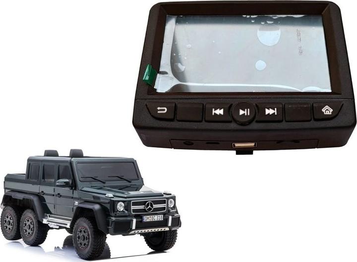 Lean Toys LEANToys Panel LCD MP4 dans une voiture avec une batterie Mercedes G63 SX1888