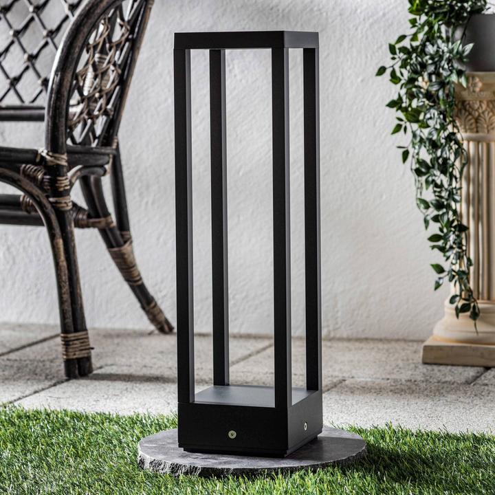 Image du produit Lucande Carlota lampe de jardin extérieure H50 Dark Grey (935 lm, IP65)