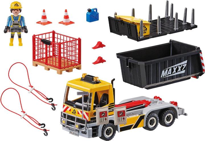 Productafbeelding Playmobil Vrachtwagen met wissellaadbak (70444, Playmobil Stad Actie)
