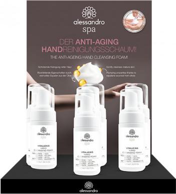 Actual product image Alessandro Hand Cleansing Foam Display Anti-Aging (300 ml)