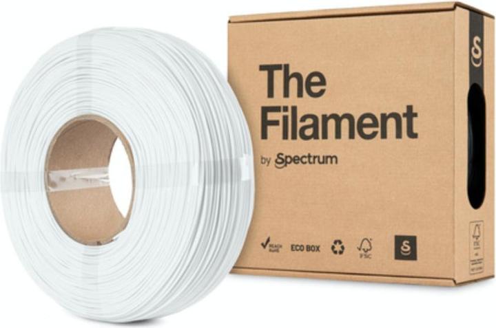 Actual product image The Filament ReFill PETG 1.75mm SNOW WHITE 1kg (PETG, 1.75 mm, 1000 g, White)