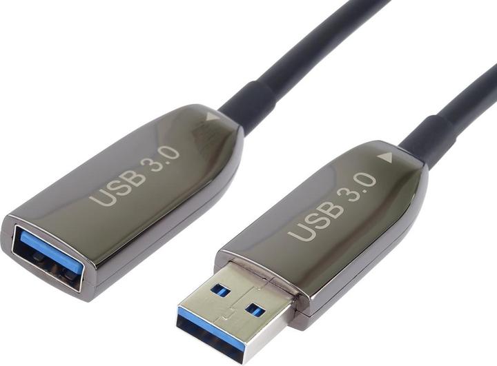 Actual product image PremiumCord USB 3.0 prodlužovací optický AOC cable A/Male - A/Female 10m (10 m, USB 3.2 Gen 1)