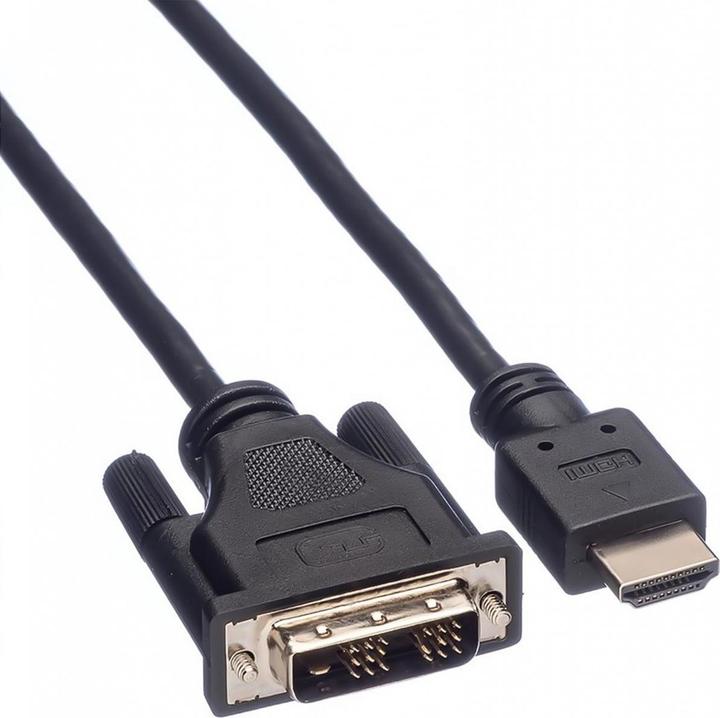 Actual product image Roline DVI| HDMI (Typ A) — DVI| HDMI (Typ A) (1 m, DVI, HDMI)