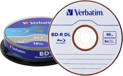 Produktbild Verbatim Bd-R dl (10 x)