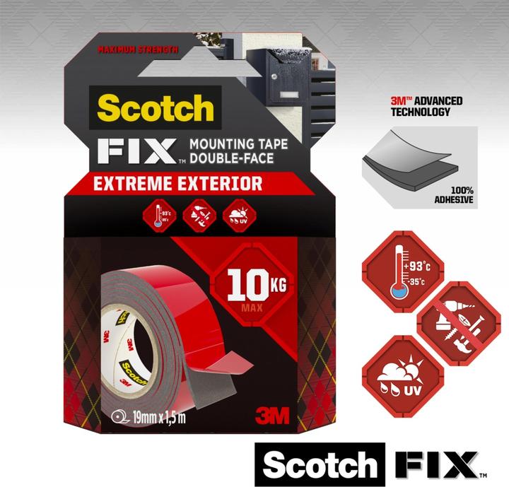 Actual product image Scotch Fix mounting tape (19 mm)