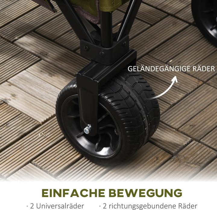 Immagine prodotto Outsunny Carrello con tasca laterale (100 kg)