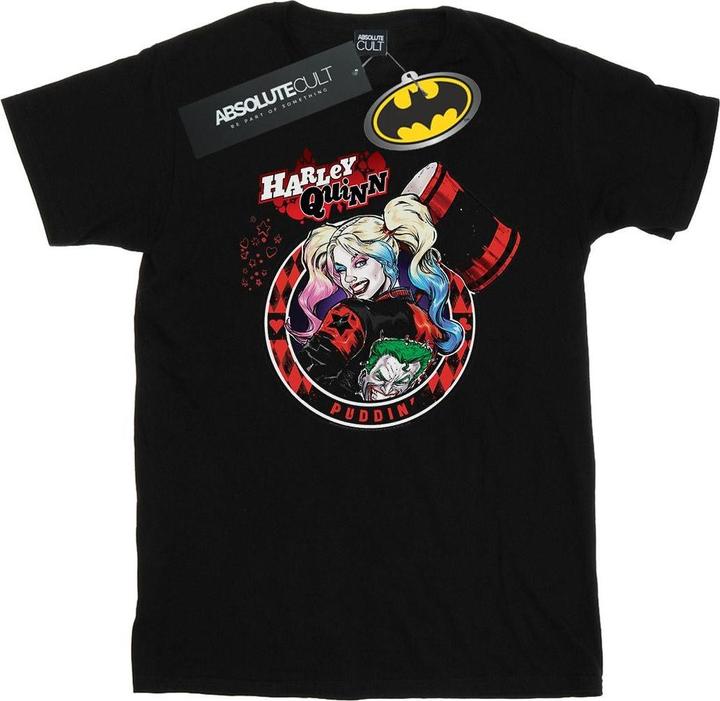 Immagine prodotto Harley Quinn Joker Patch Maglietta Ragazze (140, 146)