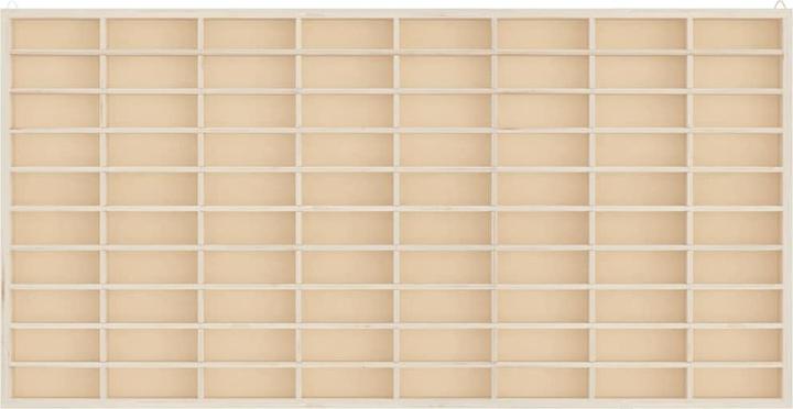 Produktbild VidaXL Wandvitrine Hängevitrine Sammlervitrine Sammlerkasten mit 80 Fächern