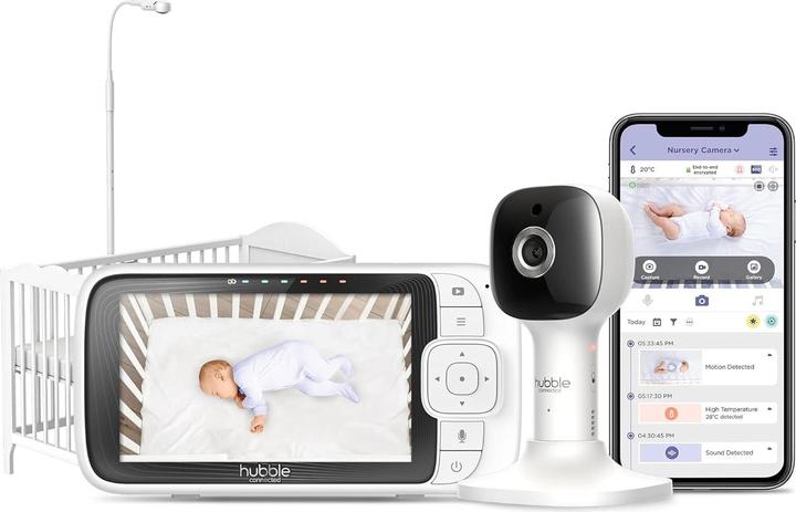 Produktbild Hubble Connected Baby Monitor mit Kamera und Smartphone-App (Babyphone mit Kamera)