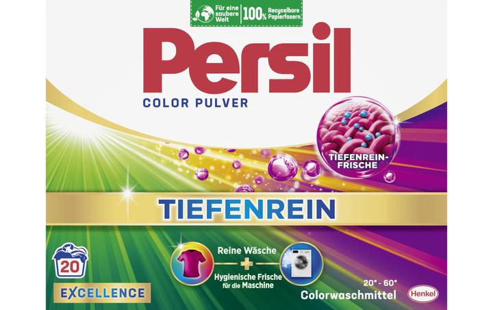 Produktbild Persil Pulverwaschmittel Color 20 WG, 1.26 kg (20 Waschgänge, Pulver)