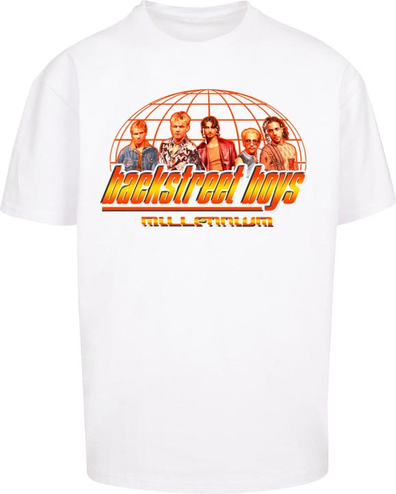 Merchcode Backstreet Boys - Millenium Globe Heavy Oversize Tee-BY102 - 112243