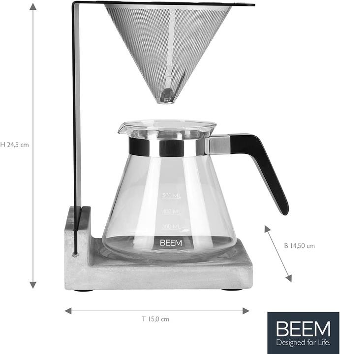 Produktbild Beem Kaffeebereiter-Set 'Pour Over' 4 Tassen 4-teilig (0.50 l)