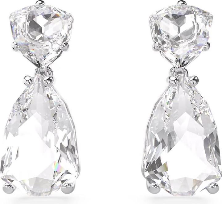 Swarovski Mesmera Drop Ohrhänger Verschiedene Schliffe Weiss (Metall)